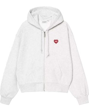 Carhartt Sudadera con capucha y logo - Blanco