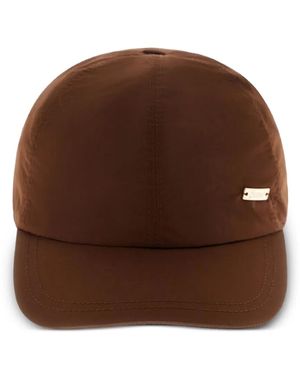 Herno Bow-detail baseball cap - Marrón