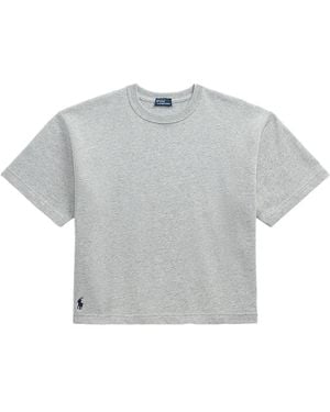 Polo Ralph Lauren Polo Pony Cropped T-Shirt - Grey