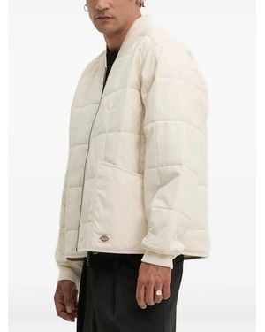 Dickies Scobey Quilted Bomber Jacket - Natural