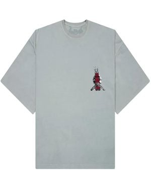 D-R-G-N Round Neck T-Shirt - Grey