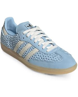 adidas Samba Og Woven Sneakers - Blue