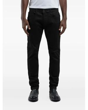 Replay Jeans Hyperflex Con Passanti Per Cintura - Nero