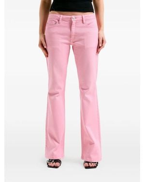 Juicy Couture Embellished Flared Jeans - Pink