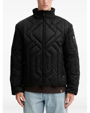 HUGO Quilted Zip-fastening Jacket - Black