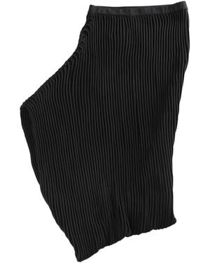 Issey Miyake Asymmetric Skirt - ブラック