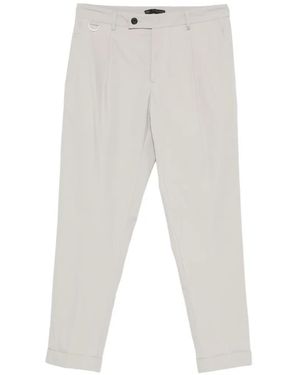 Low Brand D-Ring Trousers - White