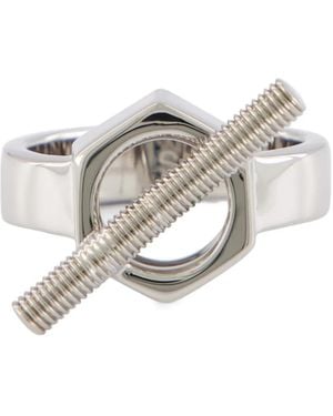 Marni Screw Ring - White