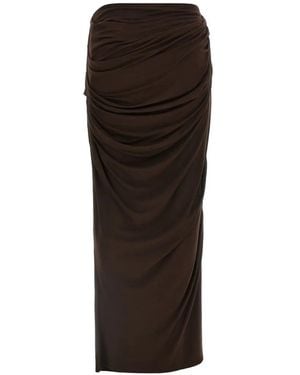 Entire studios Drape Maxi Skirt - Black