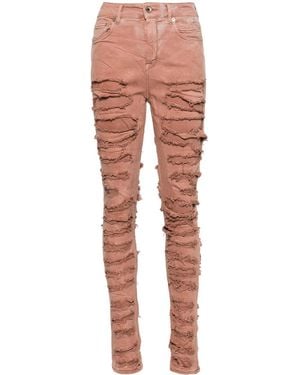 Rick Owens Vaqueros Skinny Detroit Cut - Rosa