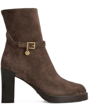 Tod's Buckle-Detail Gomma Ankle Boots - Brown