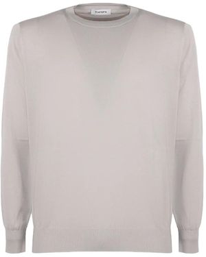 Kangra Ribbed-Trim Jumper - White
