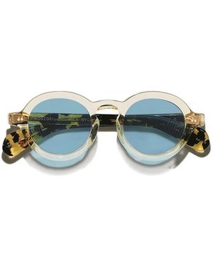 Moscot Gafas De Sol Foygel Con Montura Redonda - Verde