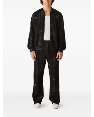 Needles Jogginghose Mit Web-Print - Schwarz