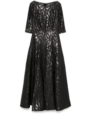 Talbot Runhof Vestido midi Bogna5 - Negro