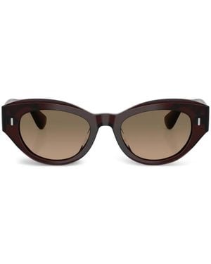 Oliver Peoples Lerrue Cat-Eye Sunglasses - Grey