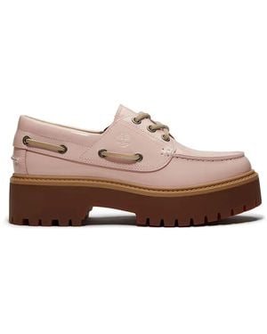 Timberland Stone Street エナメルレザーローファー - ブラウン