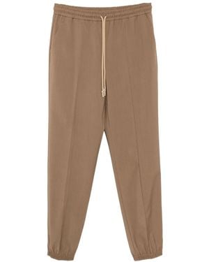 Lacoste Press-Crease Pants - Natural