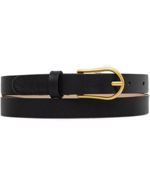 Gianni Chiarini Leather Pin-Buckle Belt - White