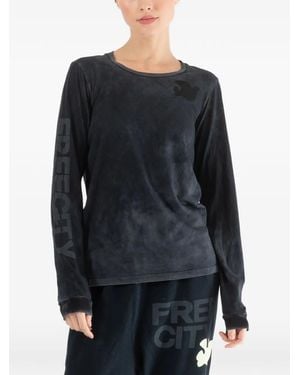 Freecity T-Shirt A Maniche Lunghe Con Stampa Grafica - Nero