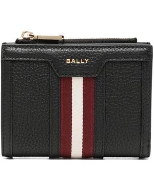 Bally Stripe-detail wallet - Negro