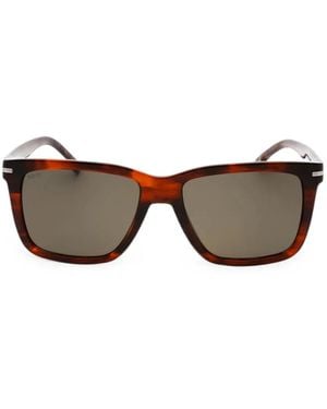 BOSS Rectangle-Frame Sunglasses - Grey