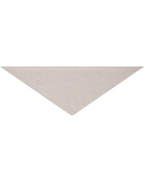 Le Bonnet Knitted Triangle Scarf - White