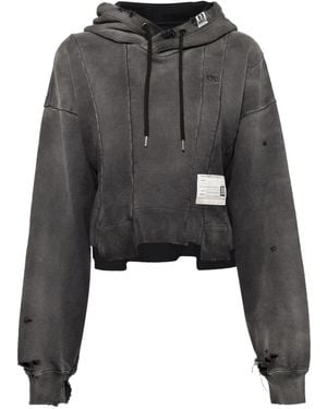 Maison Mihara Yasuhiro Cotton Hoodie - Black