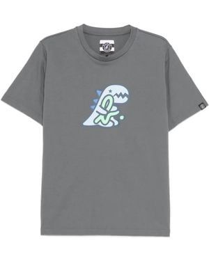 SPORT b. by agnès b. Hugging Dino T-Shirt - Grey