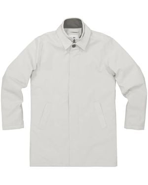 NN07 Blake Single-Breasted Coat - White