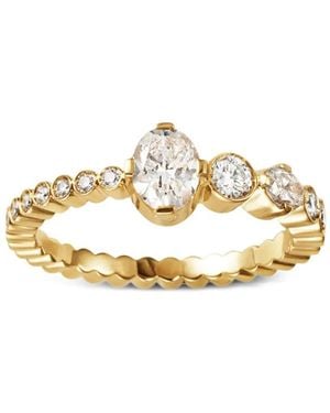 Sophie Bille Brahe 18K Ensemble De Sky Diamond Band Ring - Metallic
