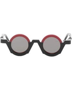 VAVA Eyewear Wl0080 Round-Frame Sunglasses - Black