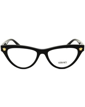 Versace Medusa Cat-Eye Glasses - Black