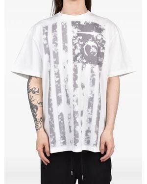 THUG CLUB Old Glory Graphic-Print T-Shirt - White