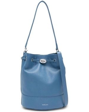 Zanellato Monda バケットバッグ S - ブルー
