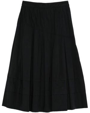Vivetta Falda Midi Plisada - Negro