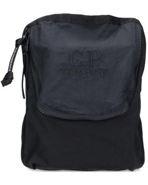 C.P. Company Paper Touch Schultertasche - Schwarz