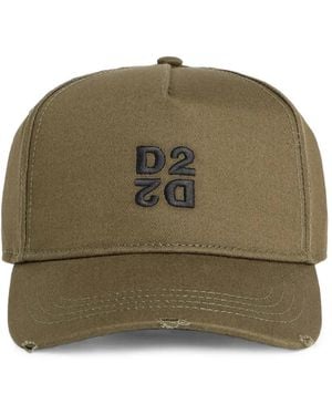 DSquared² Casquette De Baseball D2 Upside Down - Green