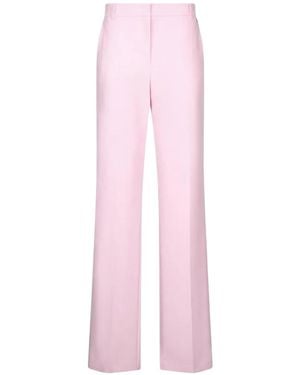 Liu Jo Stretch Technical Fabric Trousers - Pink