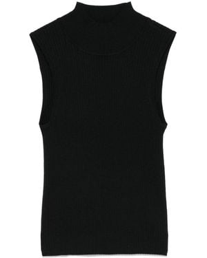 Scotch & Soda Ribbed Top - Black