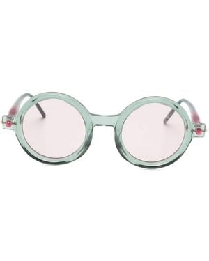 Kuboraum Round Maske P1 Sunglasses - White
