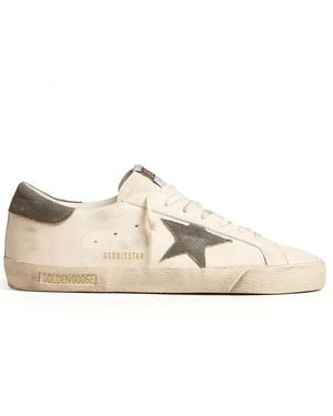 Golden Goose Super Star Low-Top Trainers - Natural