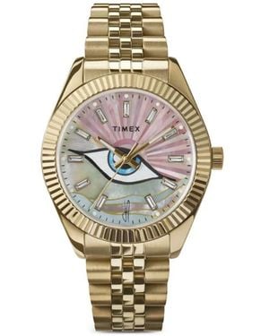 Timex Reloj de acero inoxidable de 38 mm de x Jacquie Aiche - Metálico