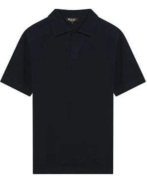 Loro Piana Cotton Polo Shirt - Black