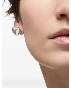 Tous Heart Ohrstecker aus Sterlingsilber - Natur