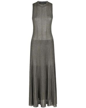 FEDERICA TOSI Ribbed Midi Dress - White