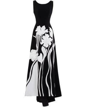 Saiid Kobeisy Embroidered Padded Dress - White