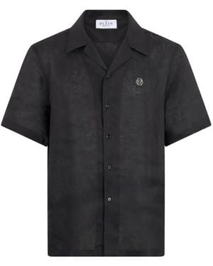 Philipp Plein Bowling Shirt - Black