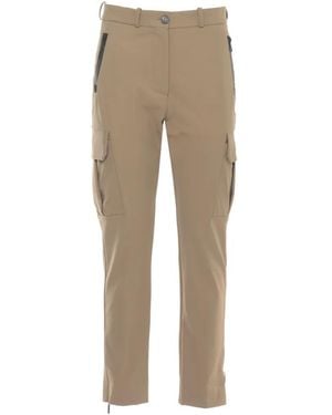 Rrd Cargo Zip Trousers - Natural