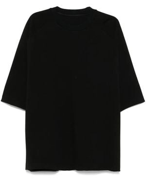 Casey Casey Camiseta con cuello redondo - Negro